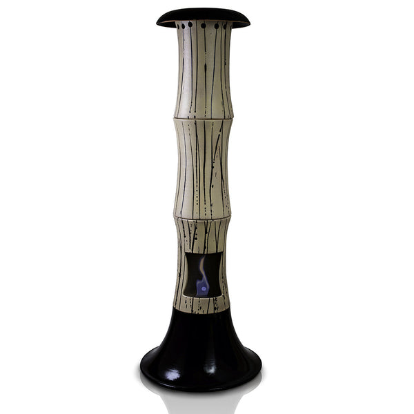 prezzo Camino a Bioetanolo da Pavimento in Ceramica 55x15 cm Ferazzoli Canna Crema