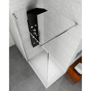 Colonna Doccia Multifunzione Idromassaggio Doccetta Acciaio Nero Opaco