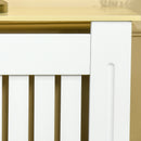 Copritermosifone 78x19x83 cm in MDF e Legno Truciolare Bianco