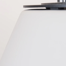 Camino a Bioetanolo Braciere da Pavimento Ø60xh56 cm per Interno ed Esterno Stromboli Bianco Perla