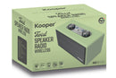 Altoparlante Speaker 40W Wireless con Radio in Similpelle Kooper Twist Verde