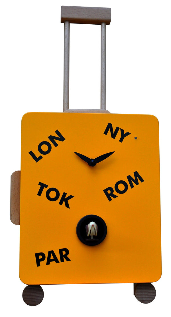sconto Orologio a Cucù da Parete e Tavolo 21x28x11cm Pirondini Italia Trolley