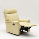 Poltrona Relax Reclinabile Manuale 80x94x102 cm in Similpelle Beige