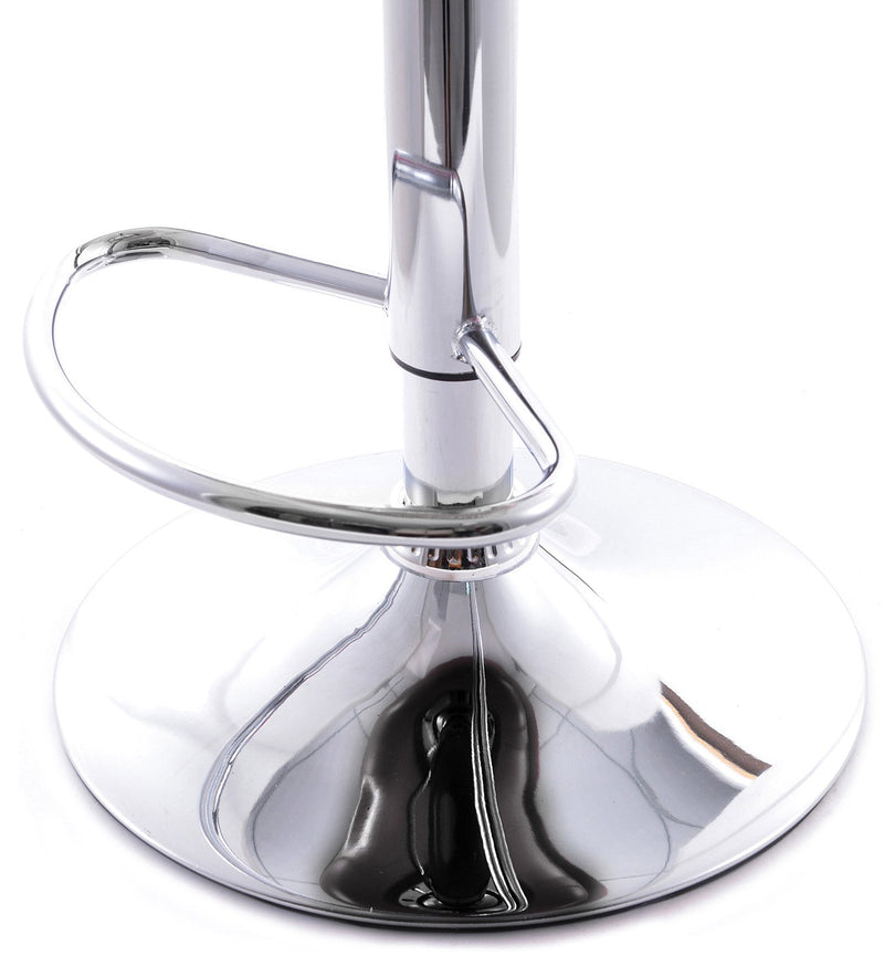 Sgabello con Alzata a Gas e Seduta Girevole in Abs Vandi Rosso