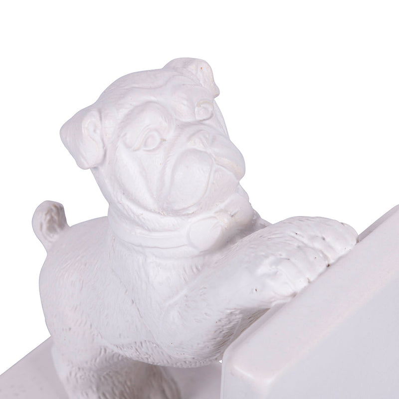 Set 2 Fermalibri 15,5x10x20 cm  in Poliresina VdE Tivoli 1996 Dogs