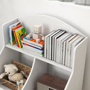 Libreria per Bambini 2 Livelli con Cassetto 62x40x88 cm Bianco  