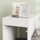 Scaffale Portagiochi per Bambini a 3 Livelli 6 Contenitori 96x38,5x90 cm Grigio 