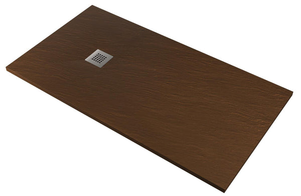 Piatto Doccia in Pietra Pedrinelli Ardesia Stone Side Marrone Varie Misure sconto