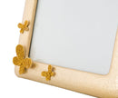 Cornice Glam Butterfly 19,5x2,5x24,5 cm in Poliresina e Vetro Oro