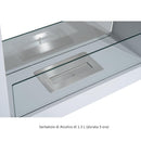 Camino a Bioetanolo da Pavimento 78x58 cm Bianco 