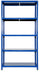 Scaffale in Metallo 5 Ripiani 100x40x187 cm  Ettore Blu