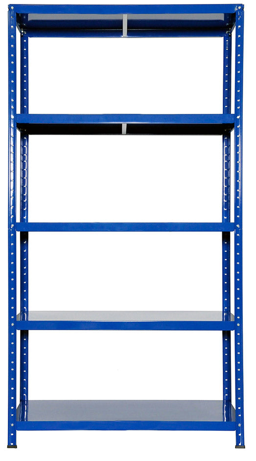 sconto Scaffale in Metallo 5 Ripiani 100x40x187 cm Ettore Blu