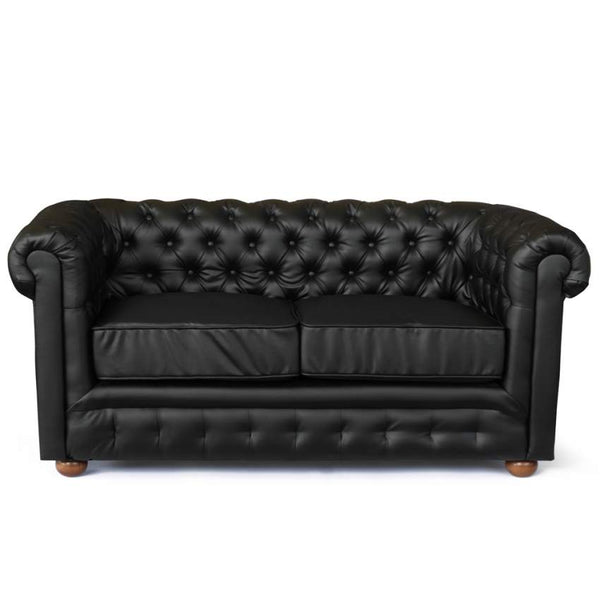 Divano 2 Posti 170x81x77 cm in Similpelle Nero online
