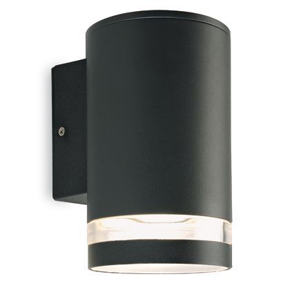 online Lampada Applique 1 Luce Tondo Colore Grigio per Esterno Linea Stage Livos