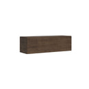Mobile Pensile TV con Anta a Ribalta e Foro Passacavi 133,6x40x39,5 cm Noce