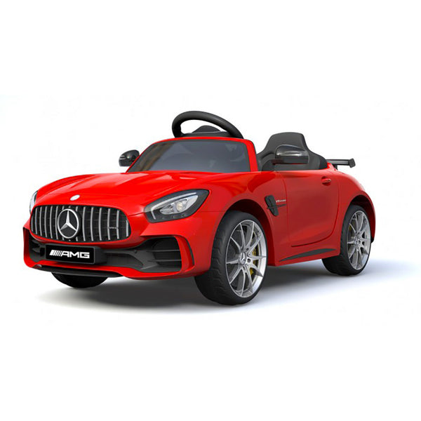 prezzo Macchina Elettrica per Bambini 12V con Licenza Mercedes GTR AMG Rossa