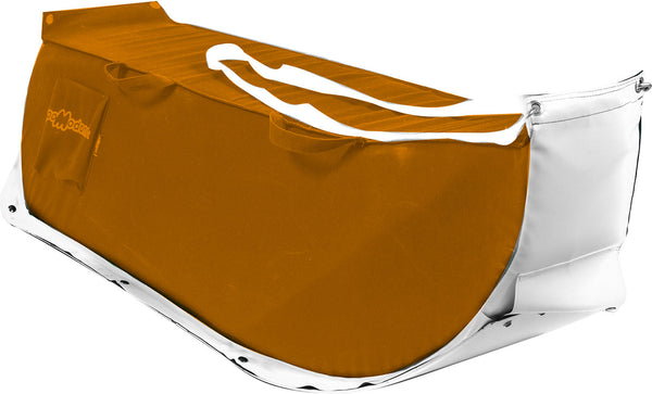 Slitta per Neve 135x38x34 cm in Acrilico Pomodone Slittone Arancione sconto