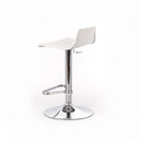 Sgabello Bar 39x41xH72/94 cm in Polipropilene Fred Bianco