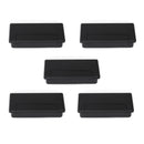 Passacavi da Tavolo Plasquare 1 Imballo 5 Pezzo Plastica Nera Tecnoplastica Emuca