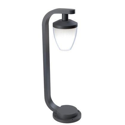 Lampada Palo da Giardino E27 40W in Alluminio Sovil Grigio sconto