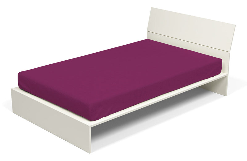 Lenzuolo Sotto con Angoli ed Elastico Tinta Unita Fucsia