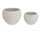 Set 2 Vasi Brush Sfera Beige