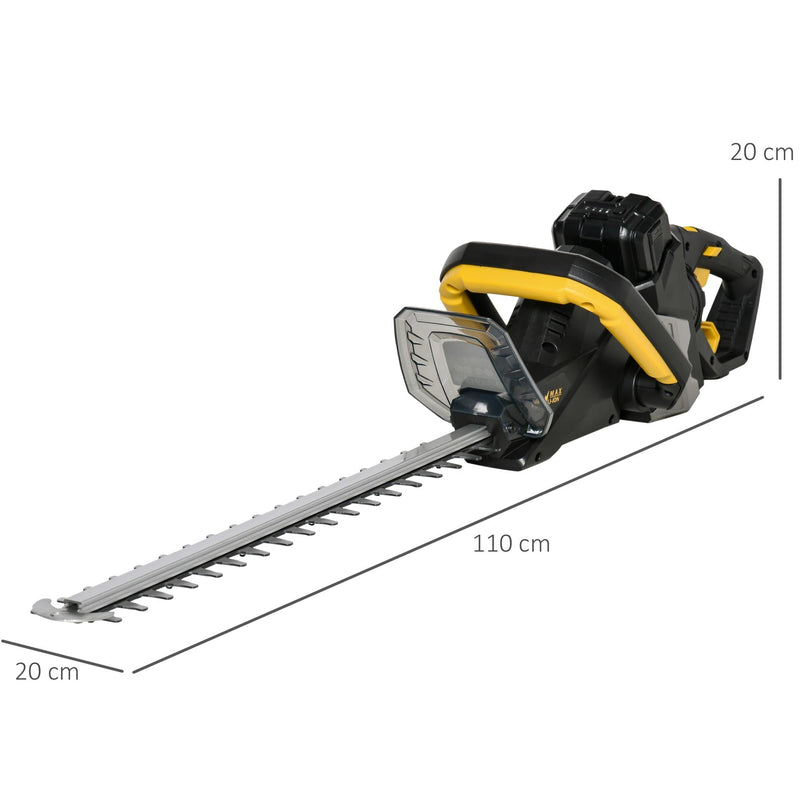 Tagliasiepi A Batteria 2 In 1 - Lame Intercambiabili, Telescopico, 1500 MAh, Senza Fili Per Giardino