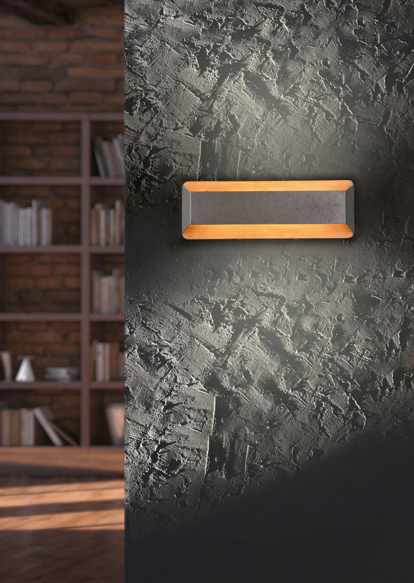 sconto Applique da Interno a led in Metallo Nickel Anticato