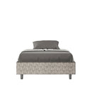 Letto 1 Piazza e Mezzo Azelia Era 02 Grigio Varie Misure