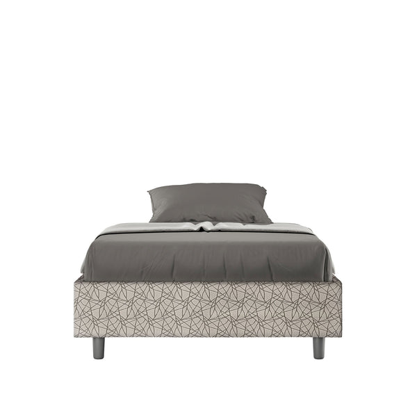 sconto Letto 1 Piazza e Mezzo Azelia Era 02 Grigio Varie Misure