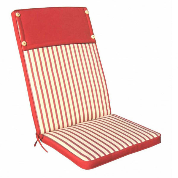 acquista Cuscino Real Alto 113x49x4 cm in Poliestere Rosso