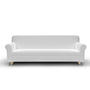 Copridivano 1, 2 E 3 Posti Elasticizzato in Tessuto Bianco