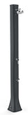 Doccia Solare da Giardino 40L Miscelatore e Lavapiedi Arkema Big Happy Five Grigio Antracite