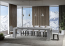 Tavolo Allungabile 200/304x90x77 cm Roxell Premium Cemento  