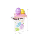 Set 2 Scatole Rettangolare con Uova 11x8x H 9 cm