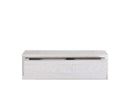 Mensola da Parete 1 Cassetto 45x13,4x20 cm in Fibra di Legno Lego Rovere Sbiancato