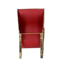 Slitta metallo rosso cm 35,5x17,8xh20,3