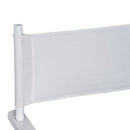 Sedia da Regista Pieghevole in Legno di Faggio 56x46x88 cm  Bianco