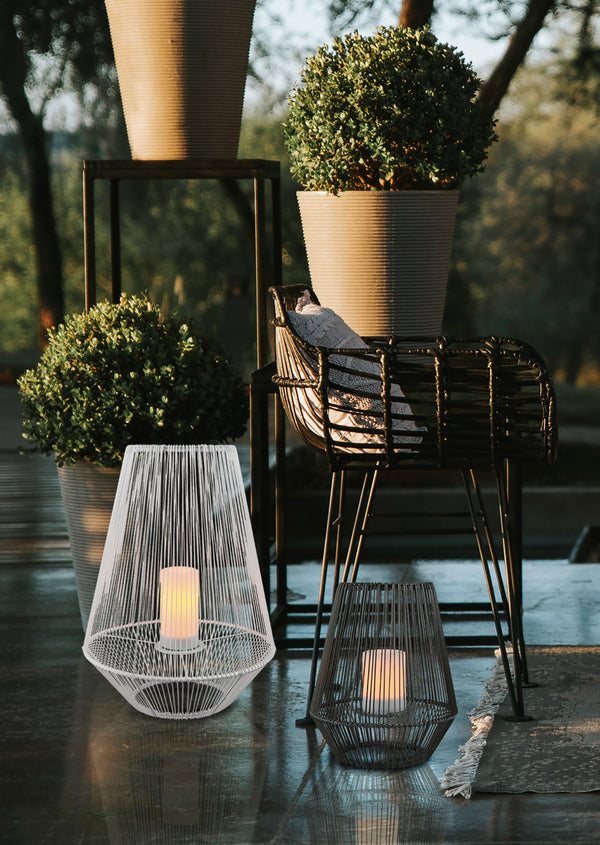 Lampada tavolo da Esterno a LED in Plastica Bianco prezzo