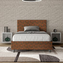 Letto 1 Piazza e Mezzo Adele Era 04 Arancione Varie Misure