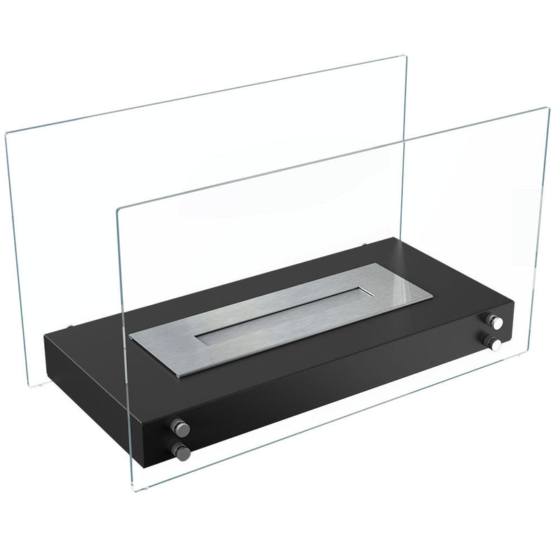 Camino a Bioetanolo da Pavimento 70x40,2 cm Flig Oakland Nero