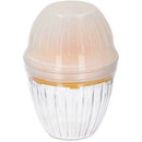 Ciotola Shaker e Mixer Miscelare Mescolare con Coperchio Separatore Uova in Plastica Giallo e Trasparente      