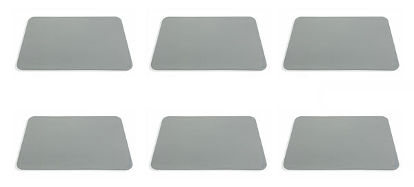 Set 6 Tovagliette 45x30x0,2 cm in Pvc Villa d'Este Home Tivoli Texas Grigi prezzo
