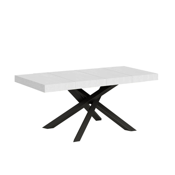 online Tavolo Allungabile 140/244x90x77 cm Volantis Premium Bianco Frassino