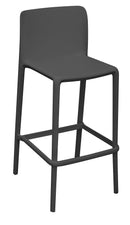 Sgabello  46x102x48 cm Palermo in Polipropilene Antracite