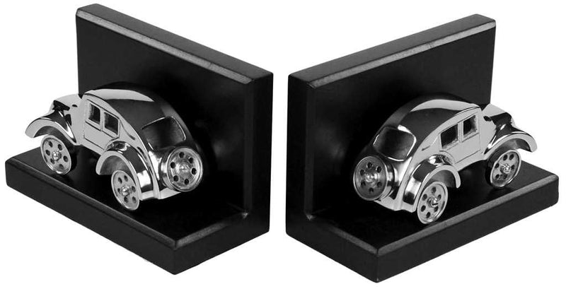 Reggilibri coppia con automobile cm 20x10xh13
