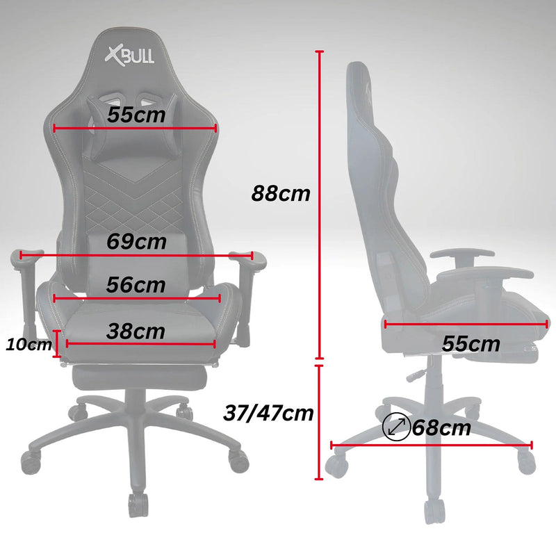 Sedia Gaming Ergonomica, Sedia Ufficio Ergonomica Lombare, Colore Bianco/ Nero Sedia Gaming Ergonomica, Sedia Ufficio Ergonomica Lombare, Colore Bianco/ Nero