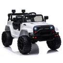 Macchina Elettrica per Bambini 12V Fuoristrada Bianca