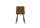 Set 4 Sedie Ariel 46x55x87,5 cm in Tessuto Easy-Clean Marrone       