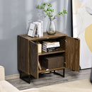 Mobile 2 Ante 80x40x80 cm in Legno Marrone